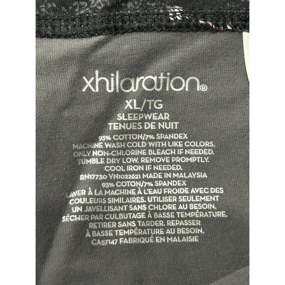 Xhilaration NWT Black and Pink Constellation Print Sleepwear Leggings SZ XL - Picture 5 of 7